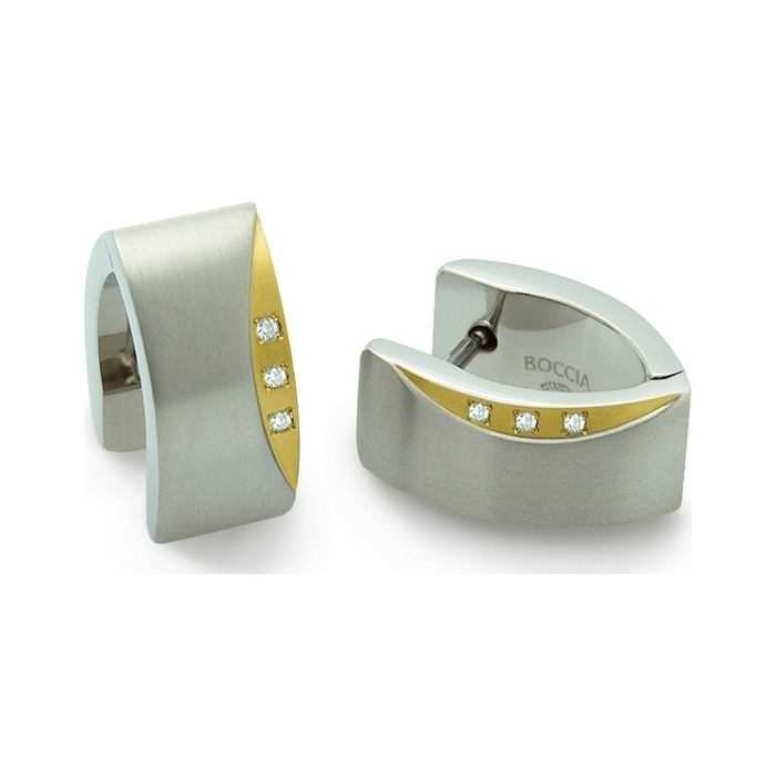 Náušnice Boccia Titanium 05002-04