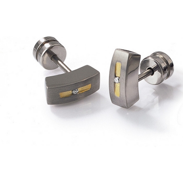 Náušnice Boccia Titanium 0515-01