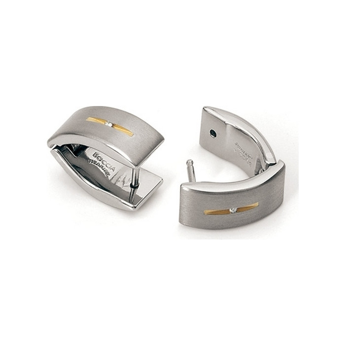 Náušnice Boccia Titanium 0521-03
