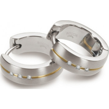 Náušnice Boccia Titanium 0539-10