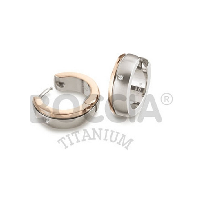 Náušnice Boccia Titanium 0539-17
