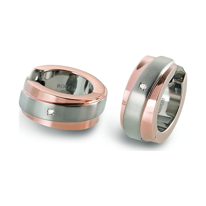 Náušnice Boccia Titanium 0560-08