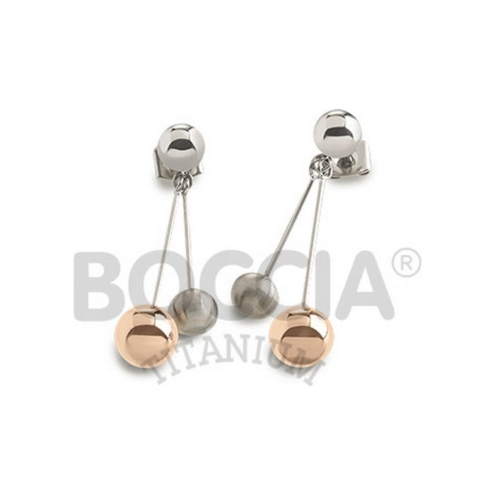 Náušnice Boccia Titanium 0589-02