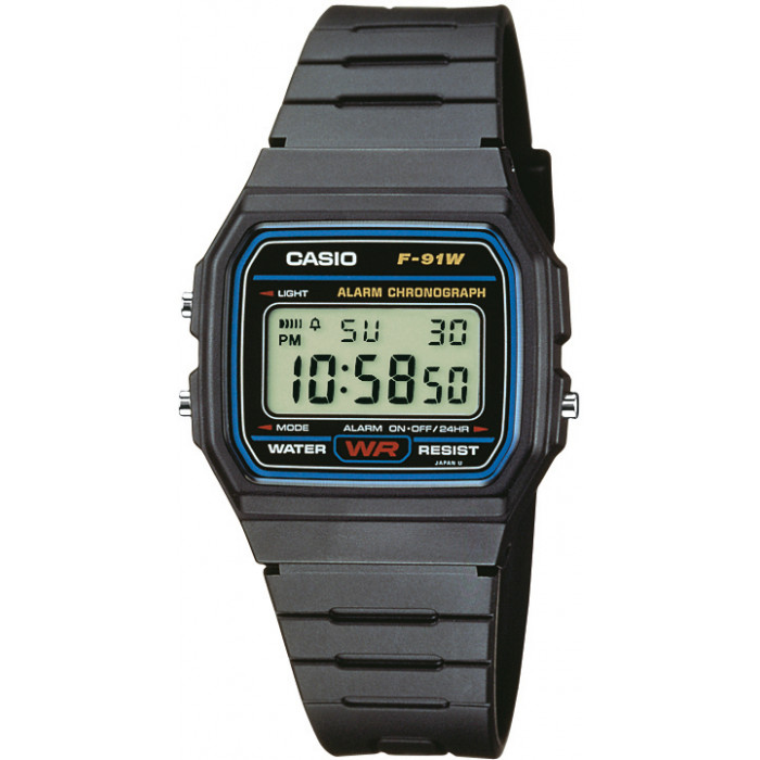Pánske hodinky Casio F-91W-1YEG