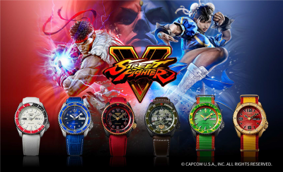 Seiko 5 Street Fighter V.