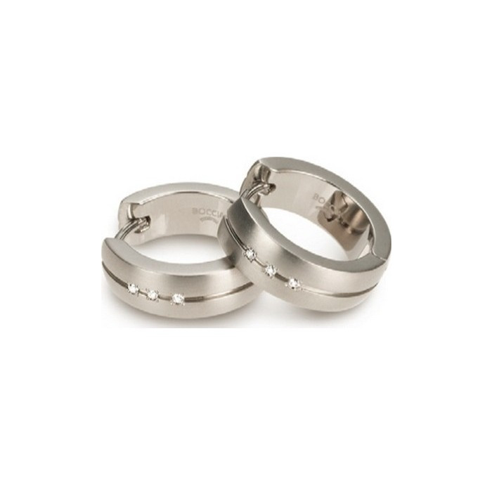 Náušnice Boccia Titanium 0539-09