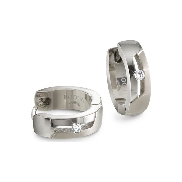 Dámske náušnice Boccia Titanium 05045-03