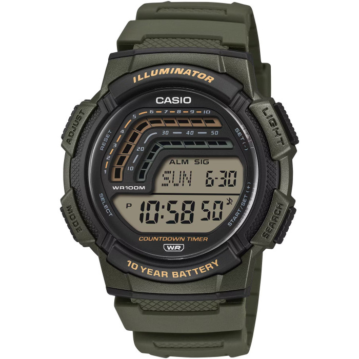 Pánske hodinky Casio WS-1800-3AVEF